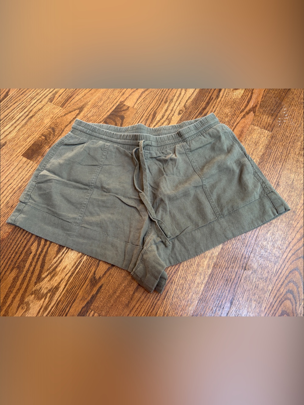 Universal Thread Olive High-Waist Drawstring Shorts